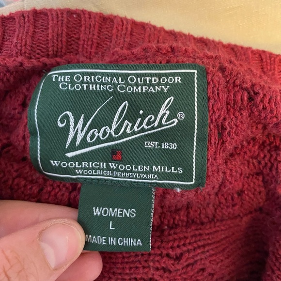 Woolrich NWOT Fair Isles Sweater Celtic Large - Picture 5 of 6